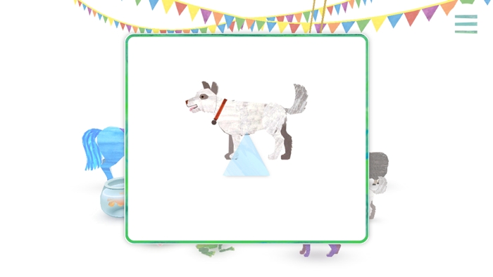 app L'orso bruno e la parata di animali di Eric Carle