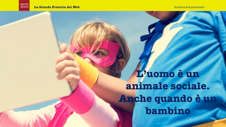 bambini e social media