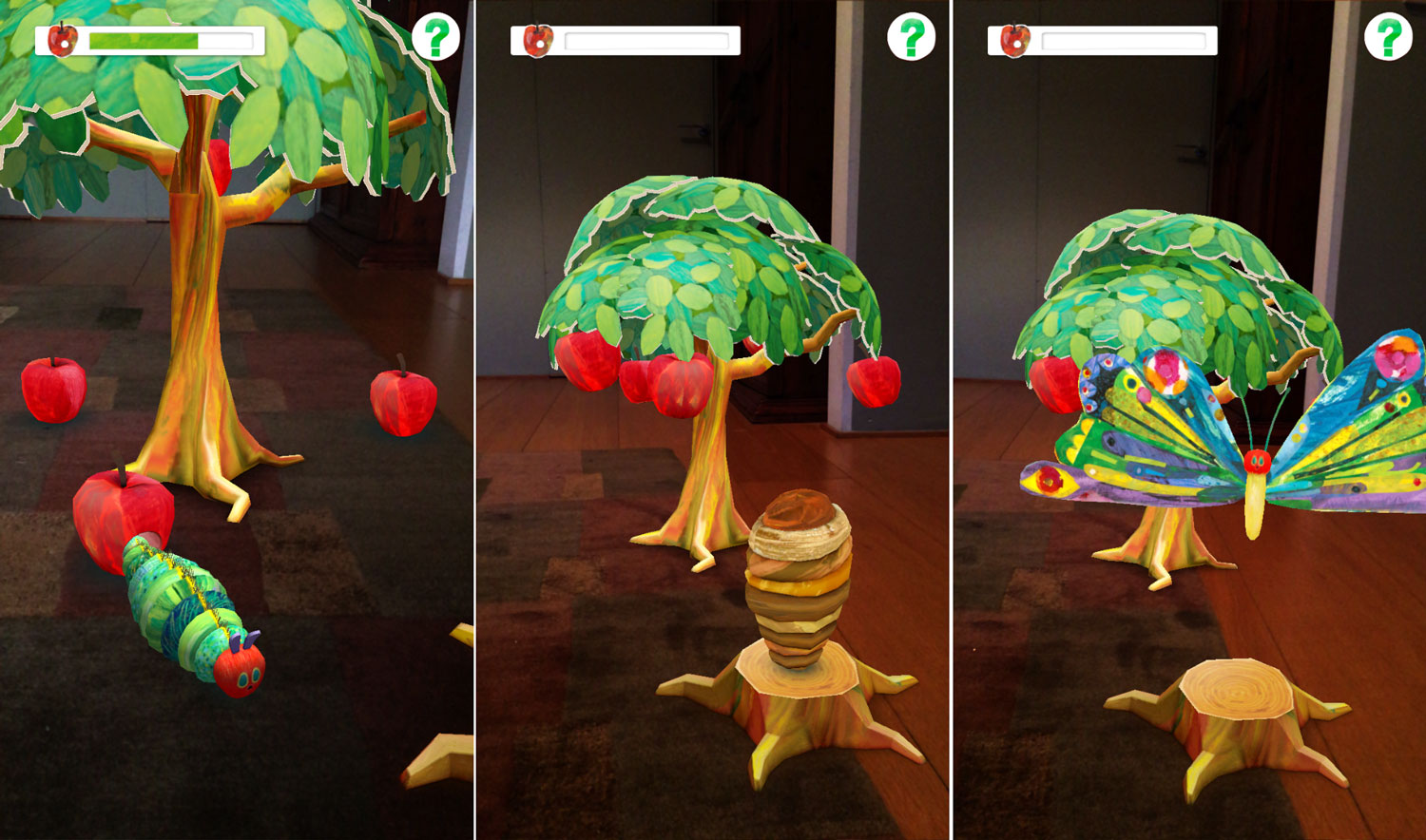 app per bambini con Realtà Aumentata - Il mio bruco