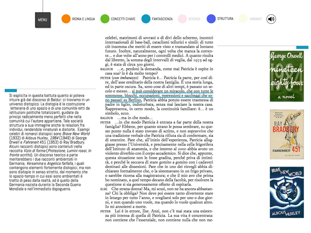 la bella addormentata nel frigo primo levi libro interattivo