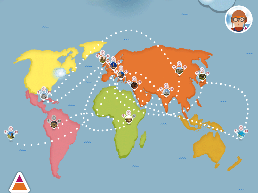 meraviglie del mondo app wonders art stories