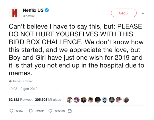 bird box challenge netflix